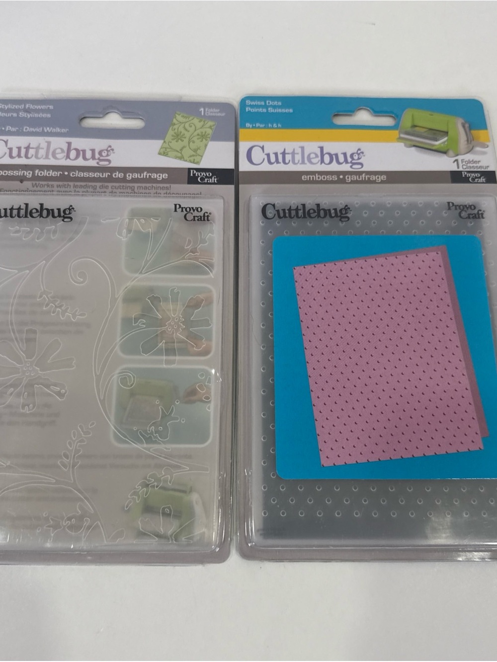 LOT CUTTLEBUG EMBOSSING FOLDERS & BORDERS 4x6 & 2x2.75 & 3x3.75 Provo Craft NEW - Picture 8 of 16